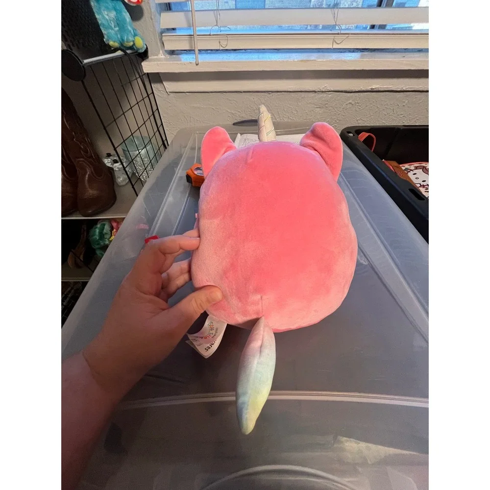 Squishmallows‎ 8 Inch Sienna the Caticorn Star Eye Rainbow Plush Toy Kellytoy
